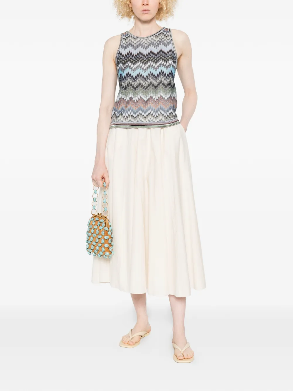 Missoni Spencer met ronde hals Blauw