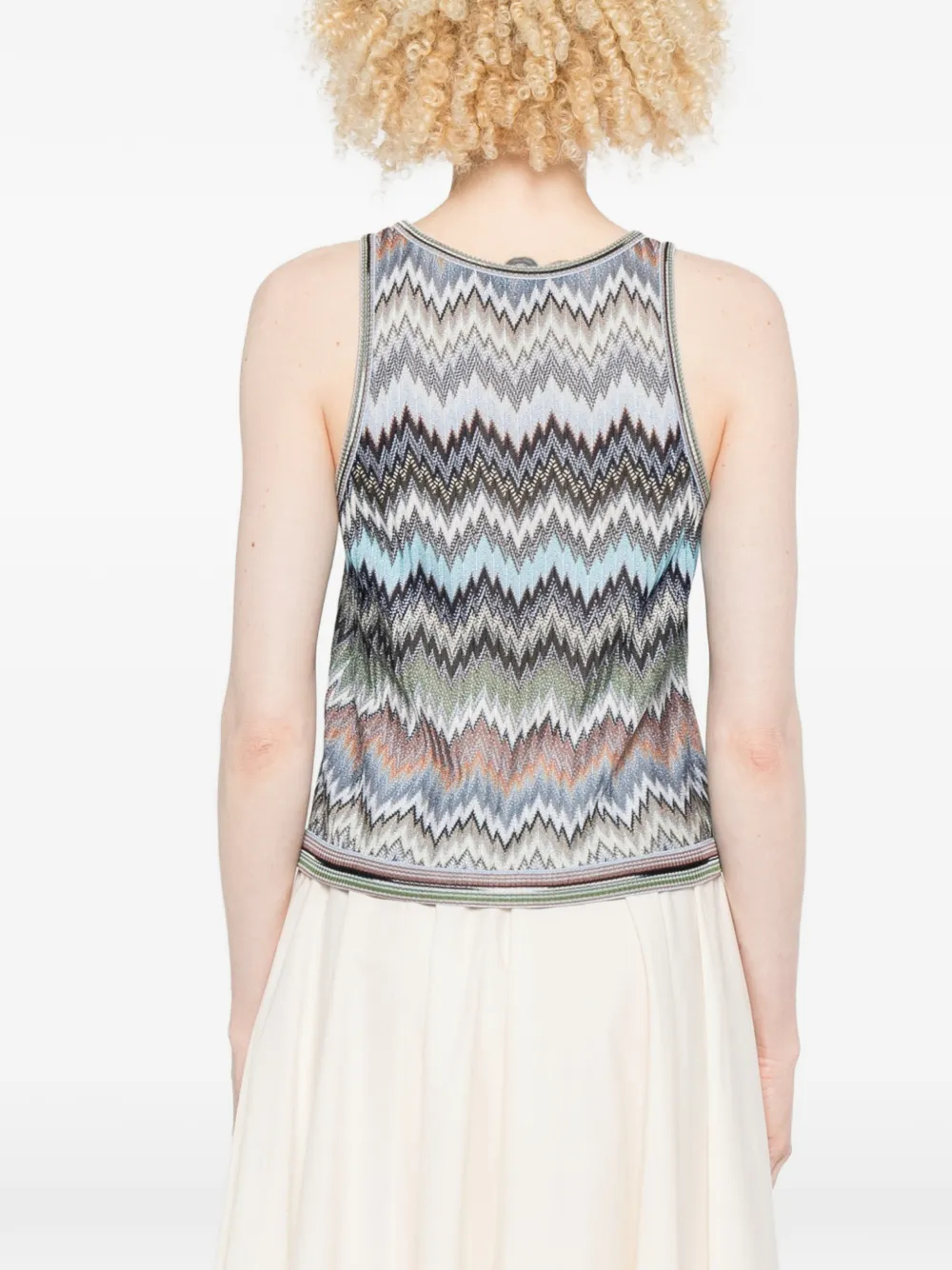 Missoni Spencer met ronde hals Blauw