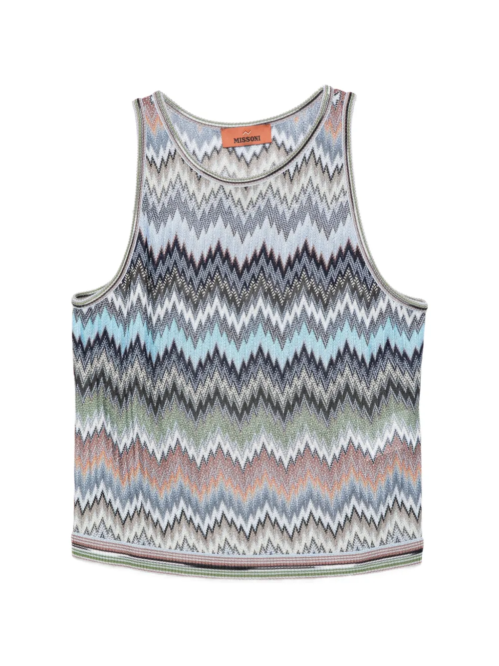 Missoni crew-neck vest - Blu