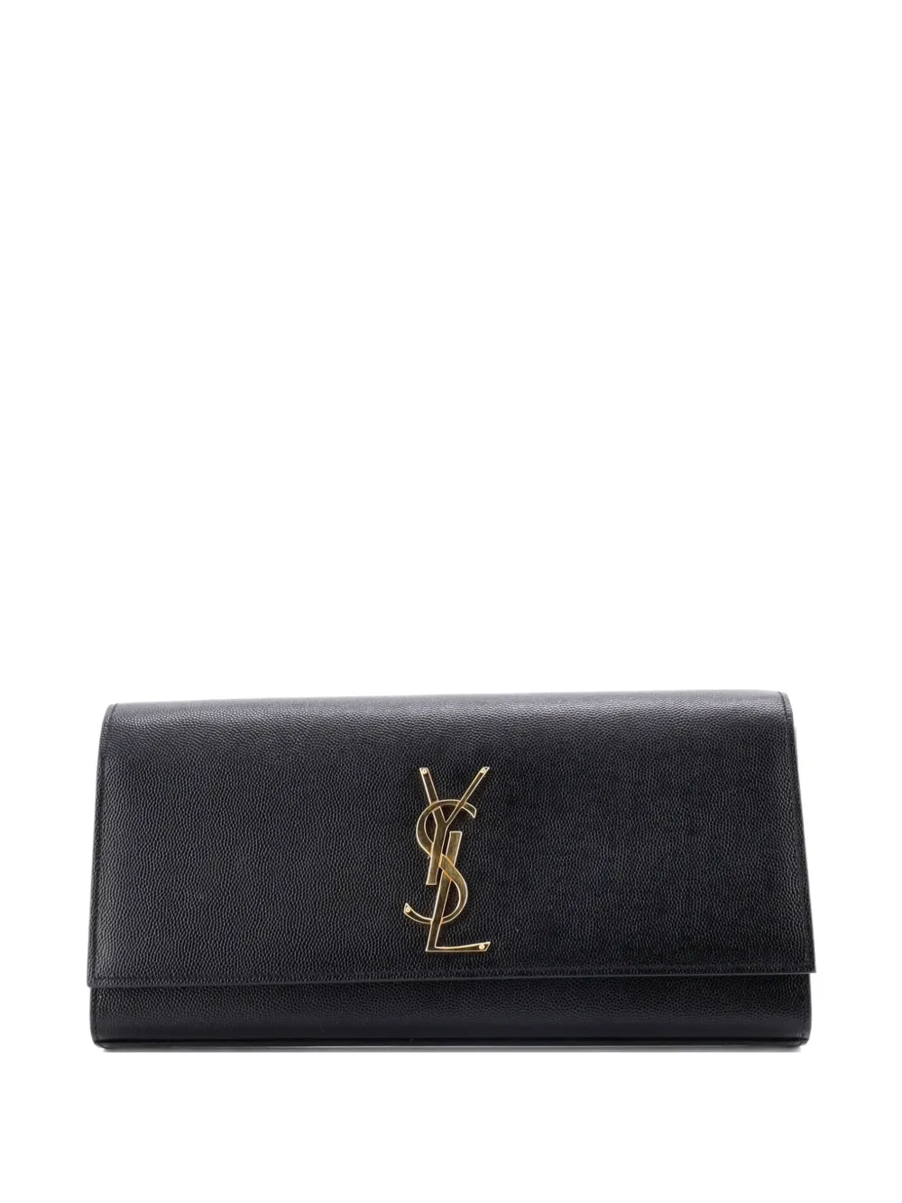 Saint Laurent Pre-Owned Classic Monogram Leather clutch bag - Nero