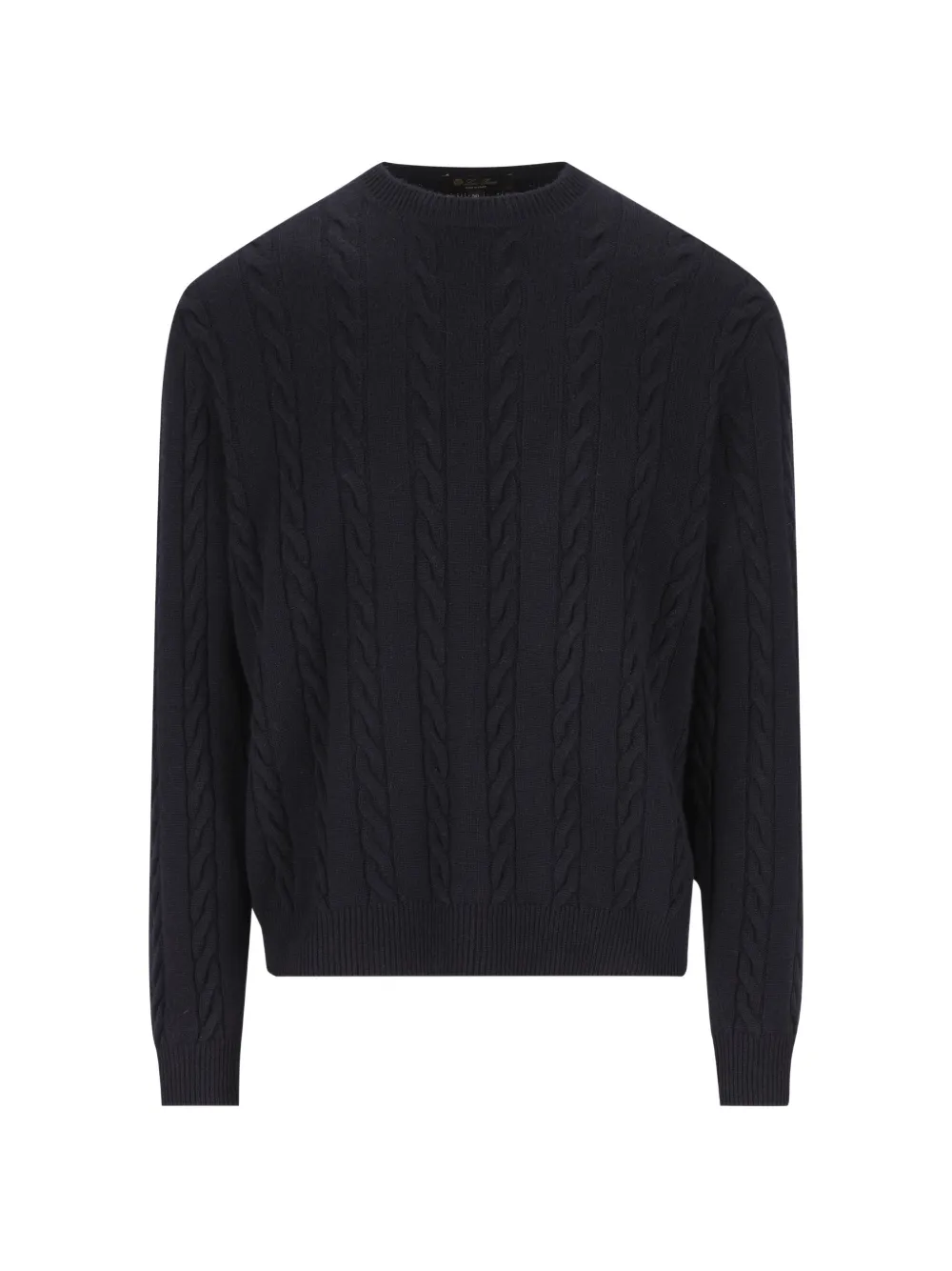Loro Piana cable-knit sweater - Blu