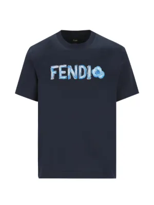 FENDI Logo T-shirt | Black | FARFETCH ZA