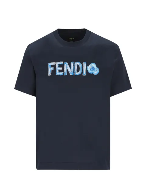 FENDI playera con logo estampado