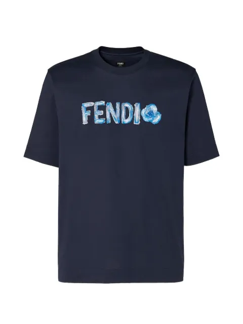 FENDI logo-print T-shirt