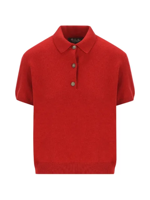 Loro Piana cashmere polo top