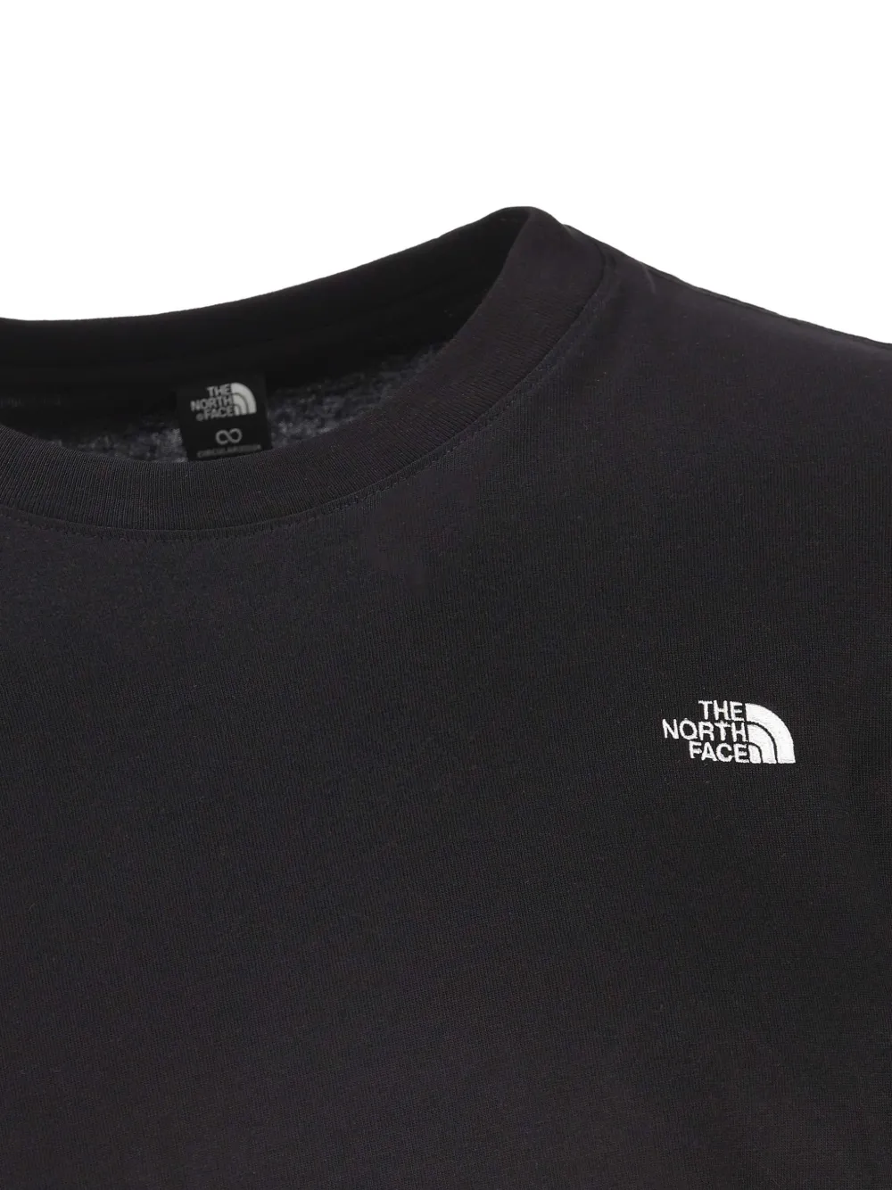 The North Face T-shirt met geborduurd logo Zwart