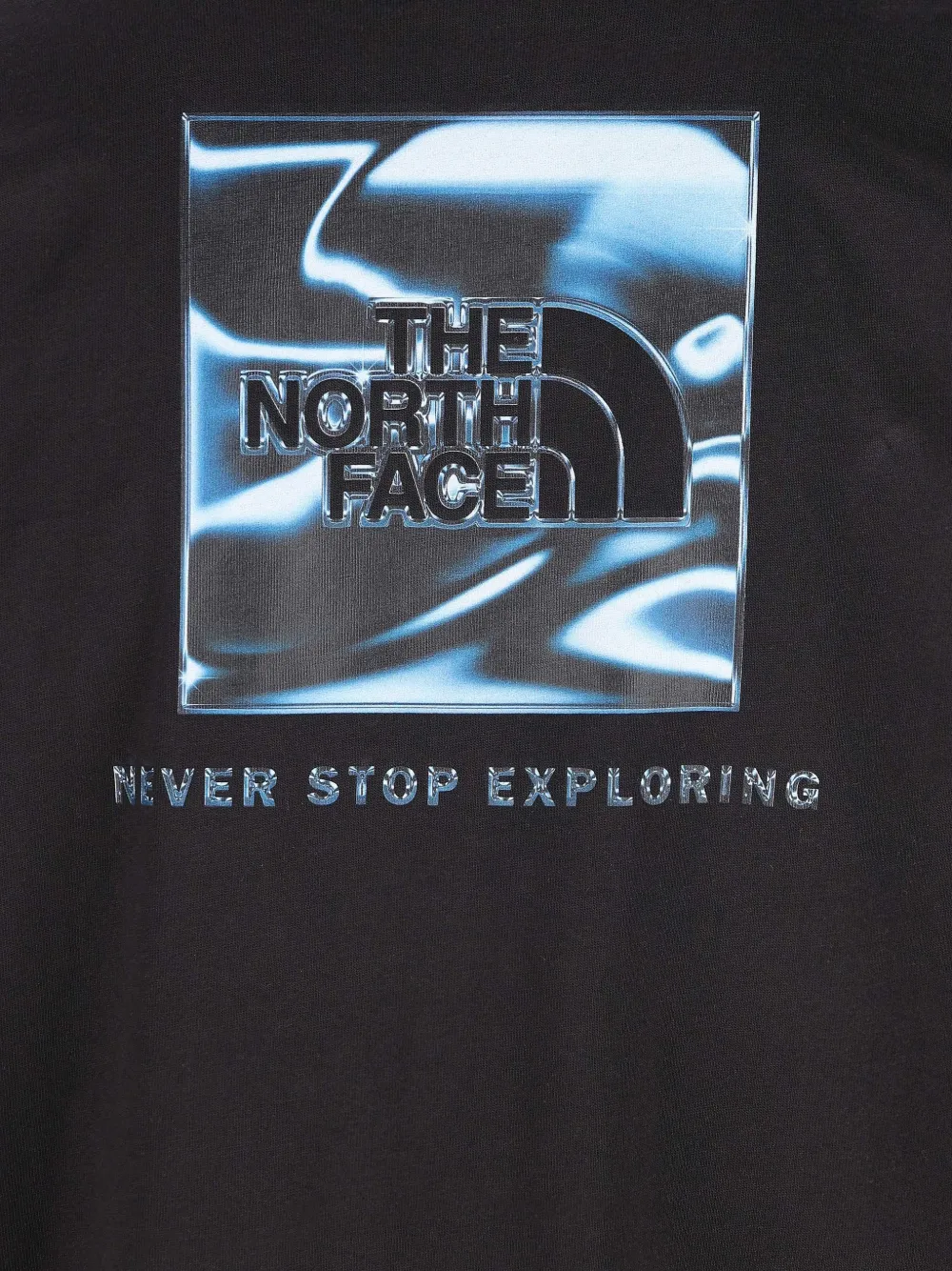 The North Face Liquid Box NSE oversized T-shirt Zwart