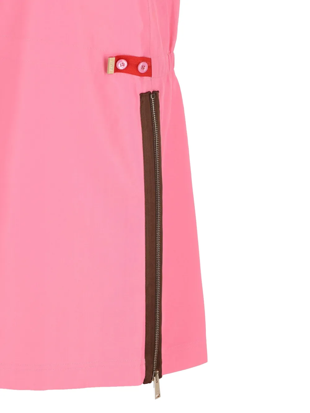zip-details midi skirt