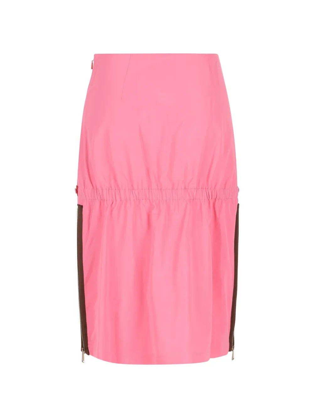 zip-details midi skirt