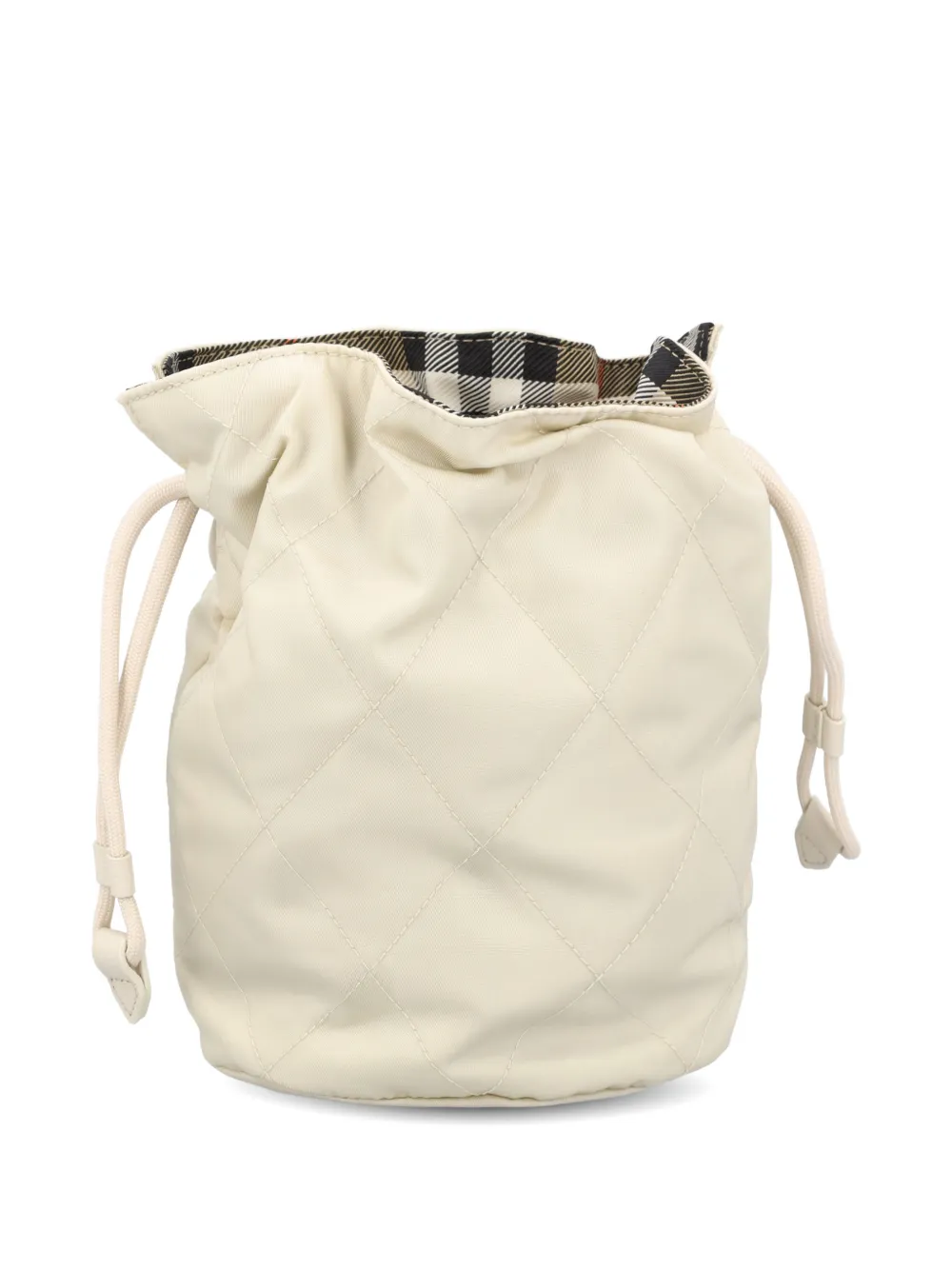 Burberry Bucket-tas met logoplakkaat Beige