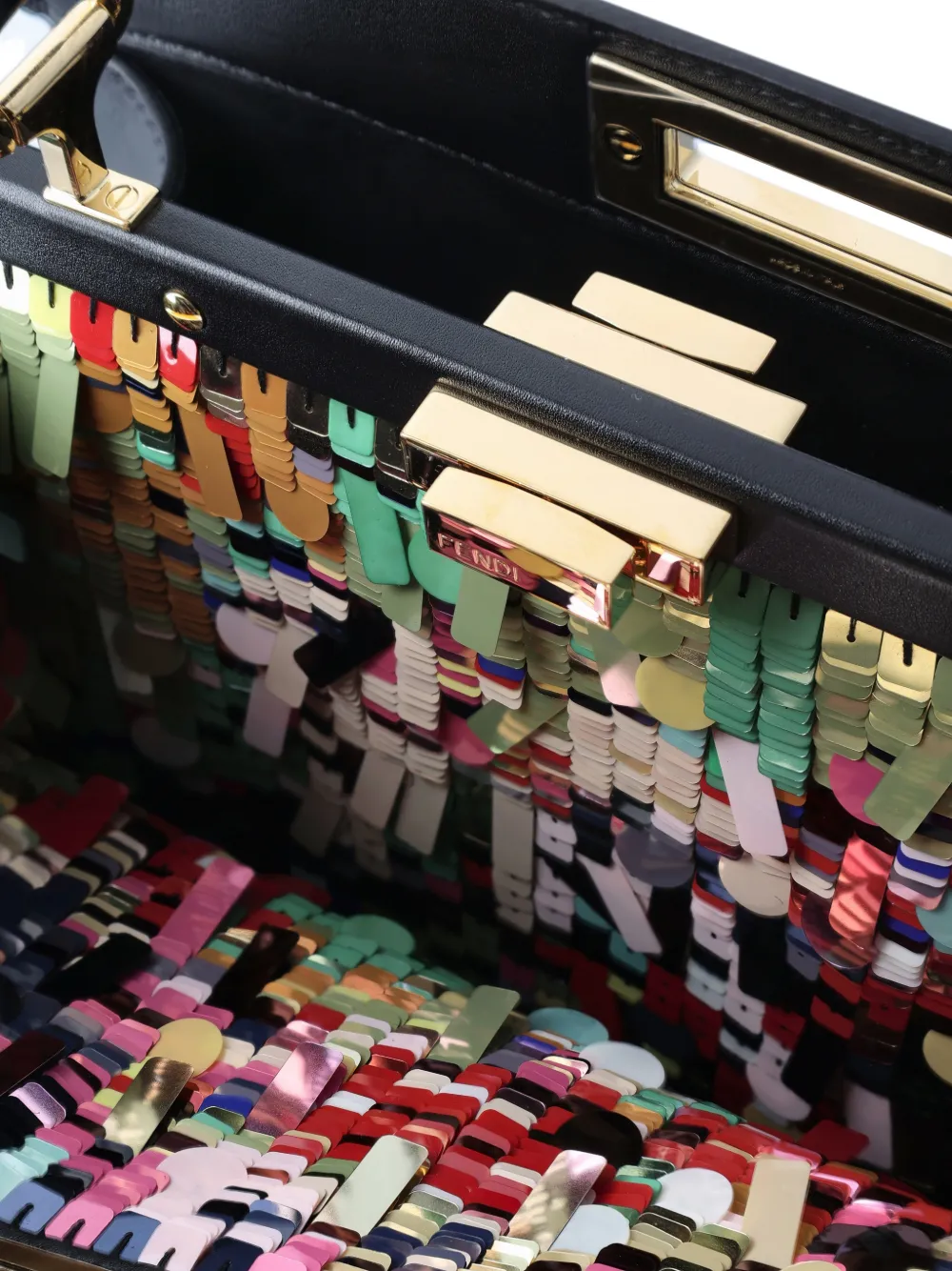 FENDI Peekaboo IseeU shopper Zwart
