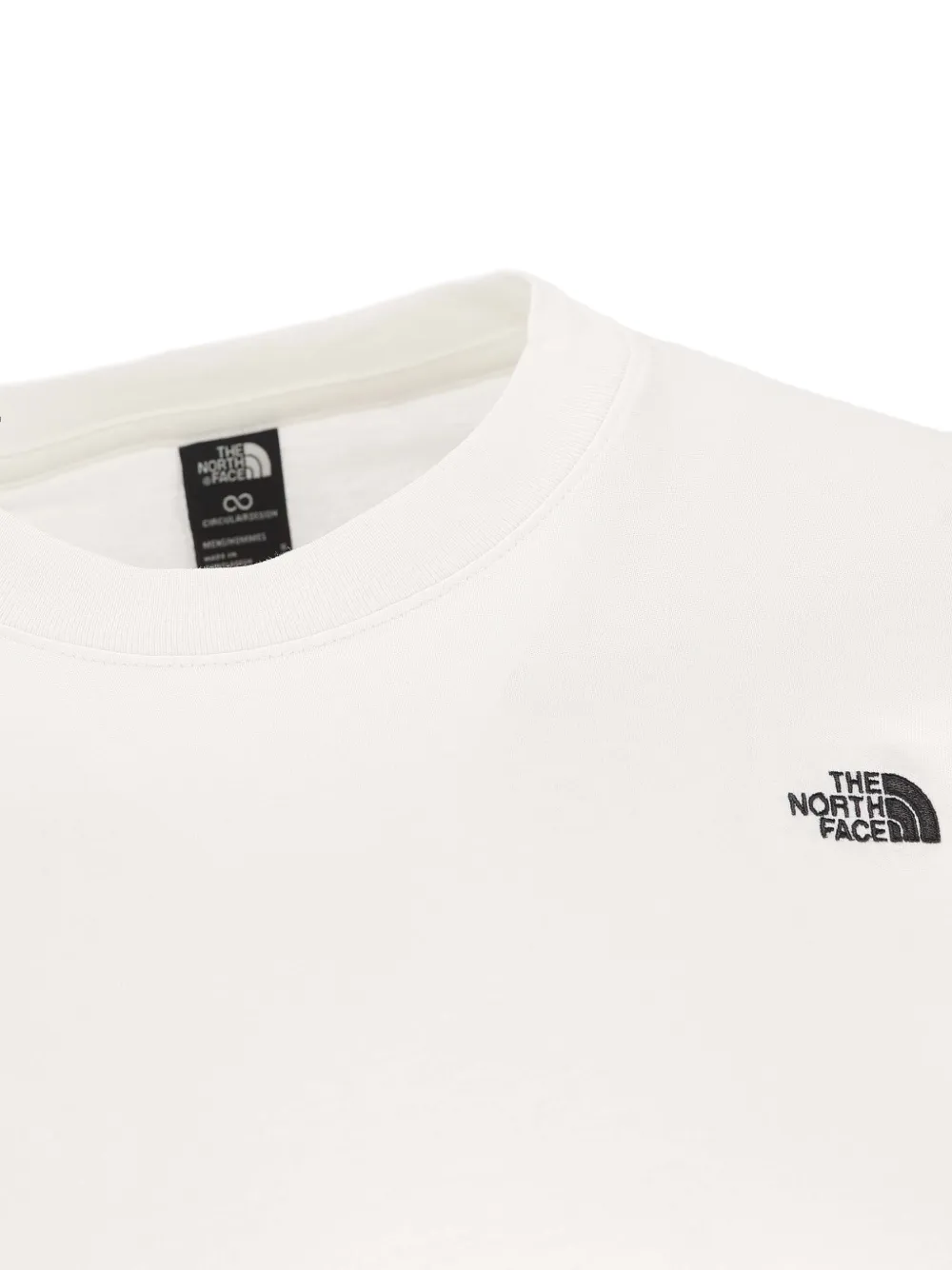The North Face T-shirt met logo Wit