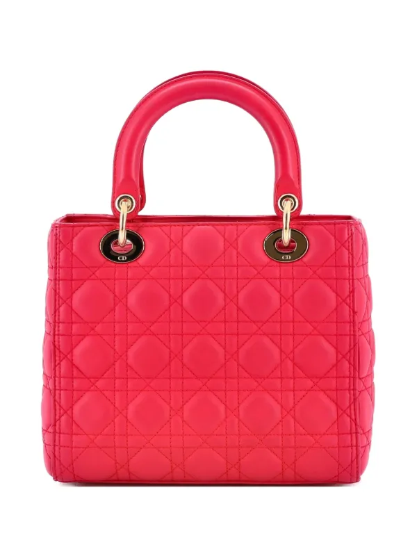 Christian Dior Pre-Owned レディ ディオール バッグ カナージュ