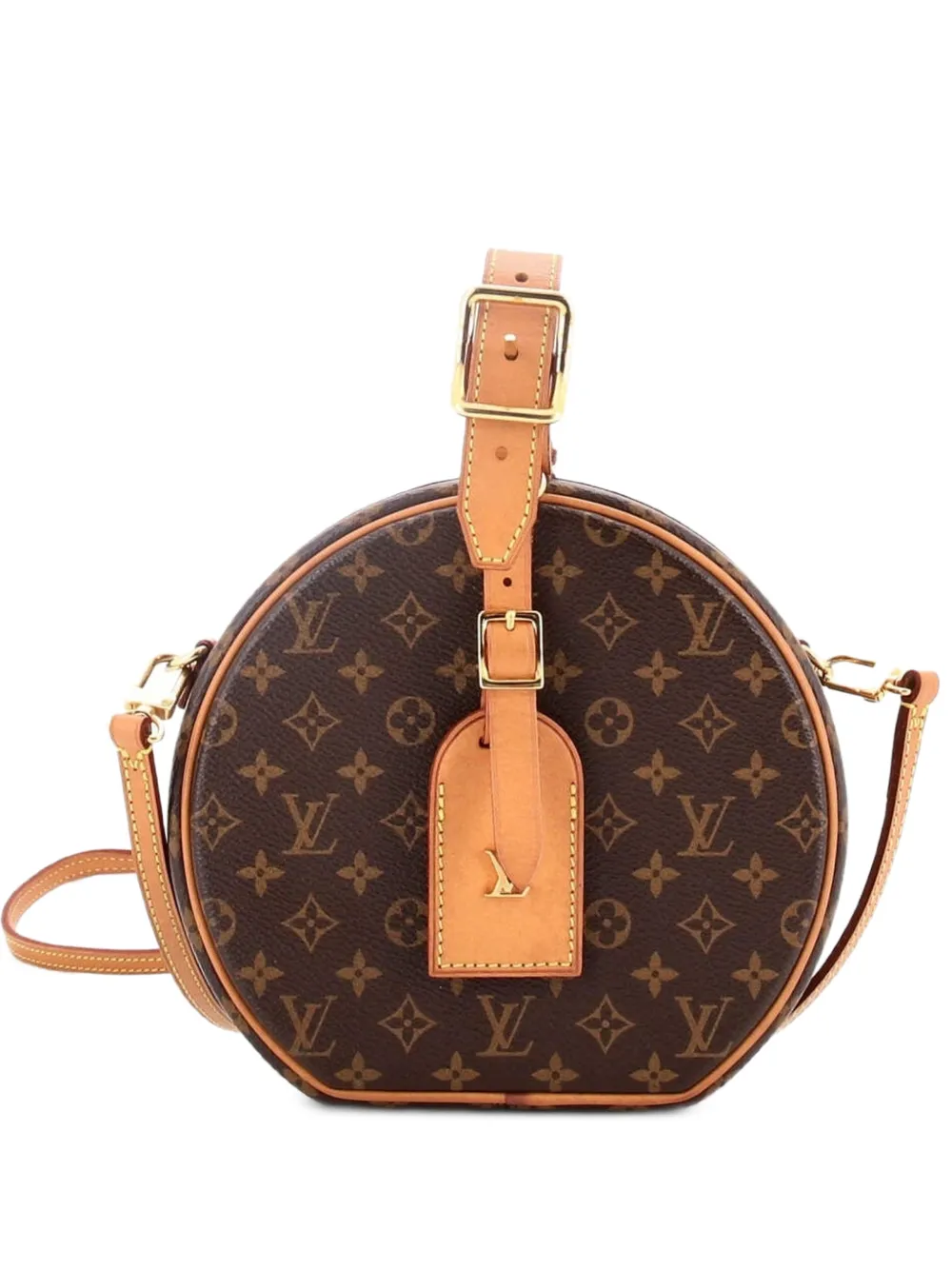 Louis Vuitton Pre-Owned Petite Boite Chapeau Bag Monogram Canvas crossbody bag - Marrone