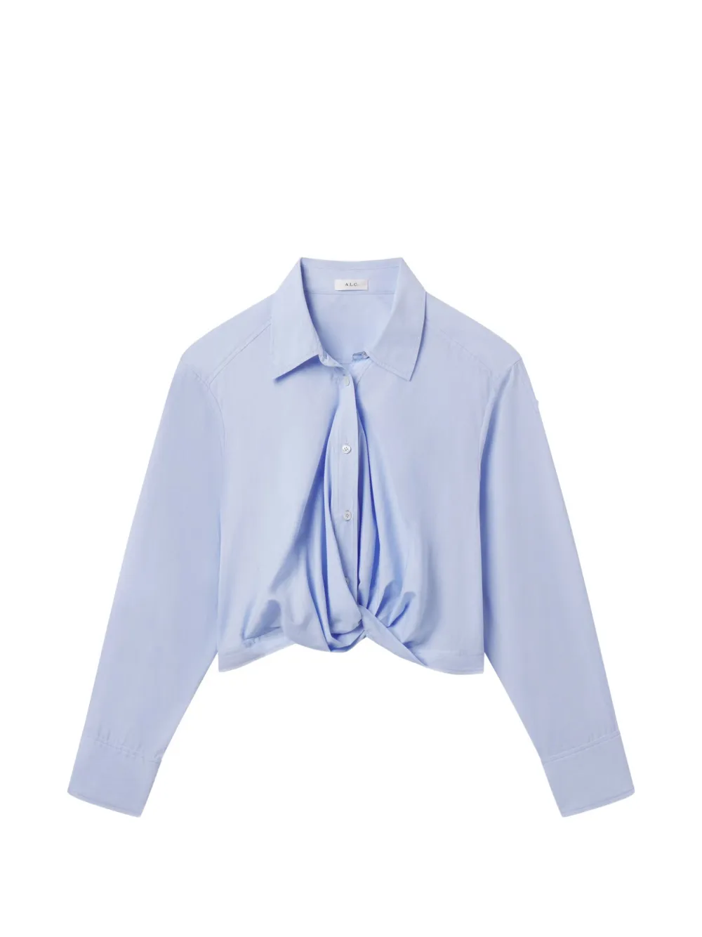 A.L.C. Leo knotted shirt - Blu