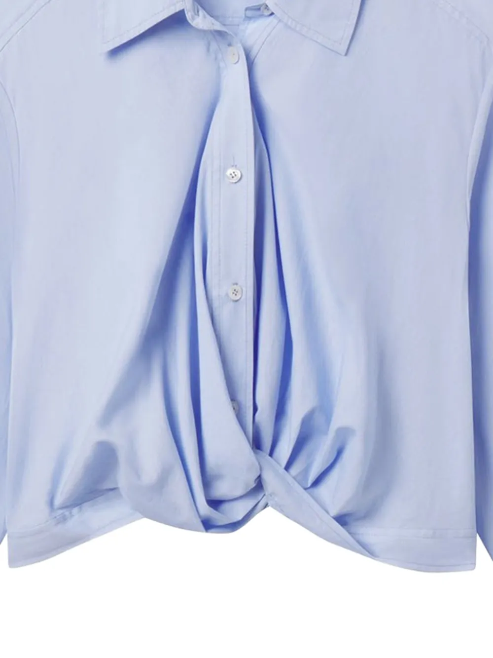  A.l.c. Leo Knotted Shirt - Blue 