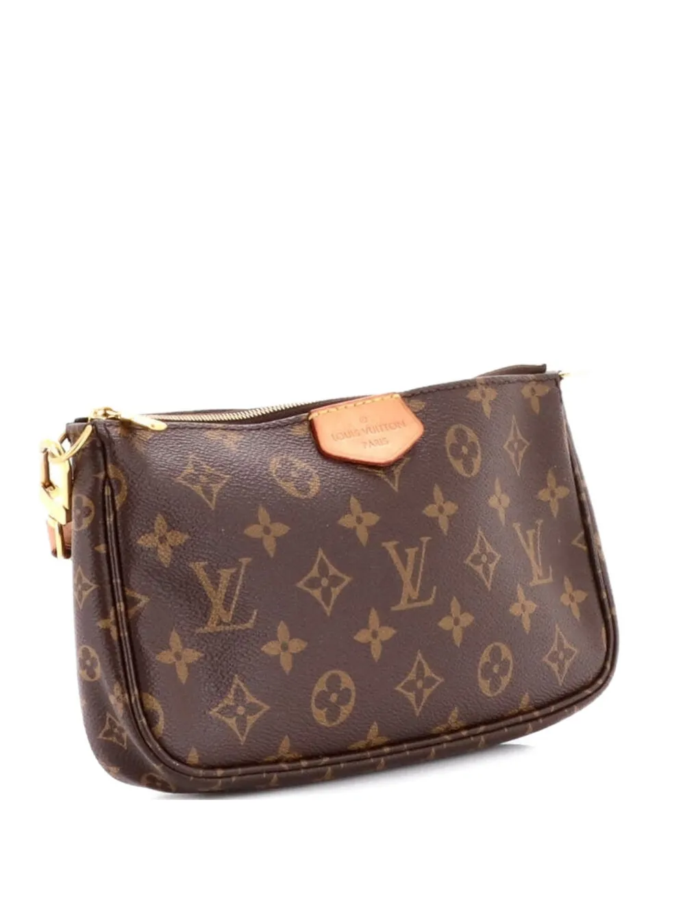 Louis Vuitton Pre-Owned Borsa a tracolla Multi Pochette Accessoires in tela con monogramma - Marrone