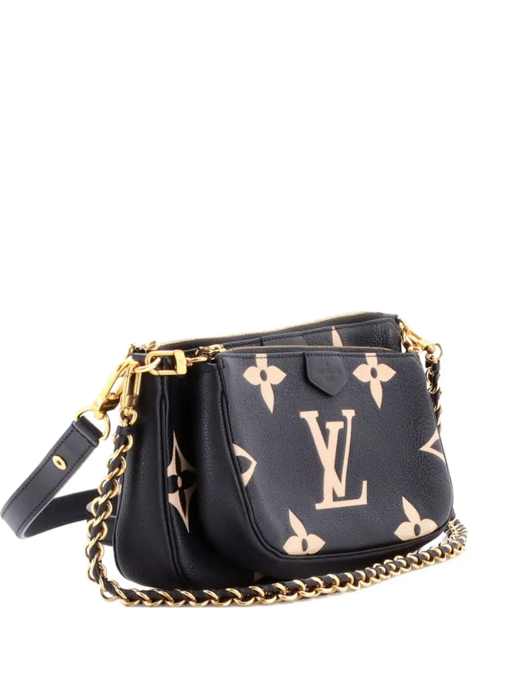 Louis Vuitton Pre-Owned Multi Pochette Accessoires Bicolor Monogram Empreinte Giant crossbody bag - Nero