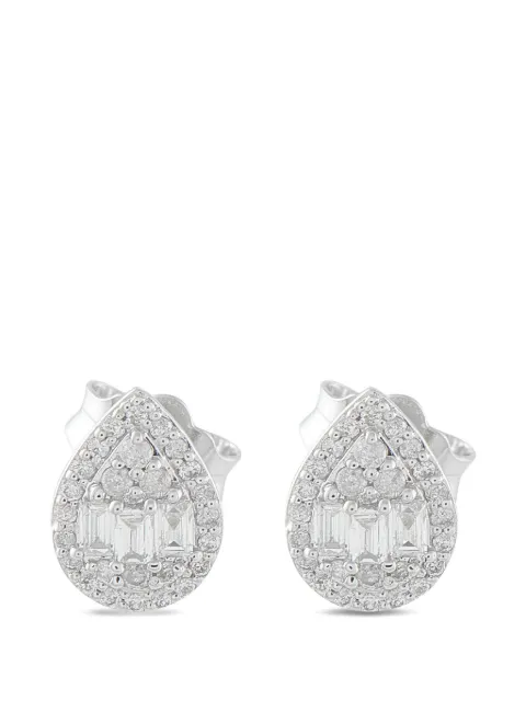 LB Exclusive boucles d'oreilles longues en or 18ct et diramants
