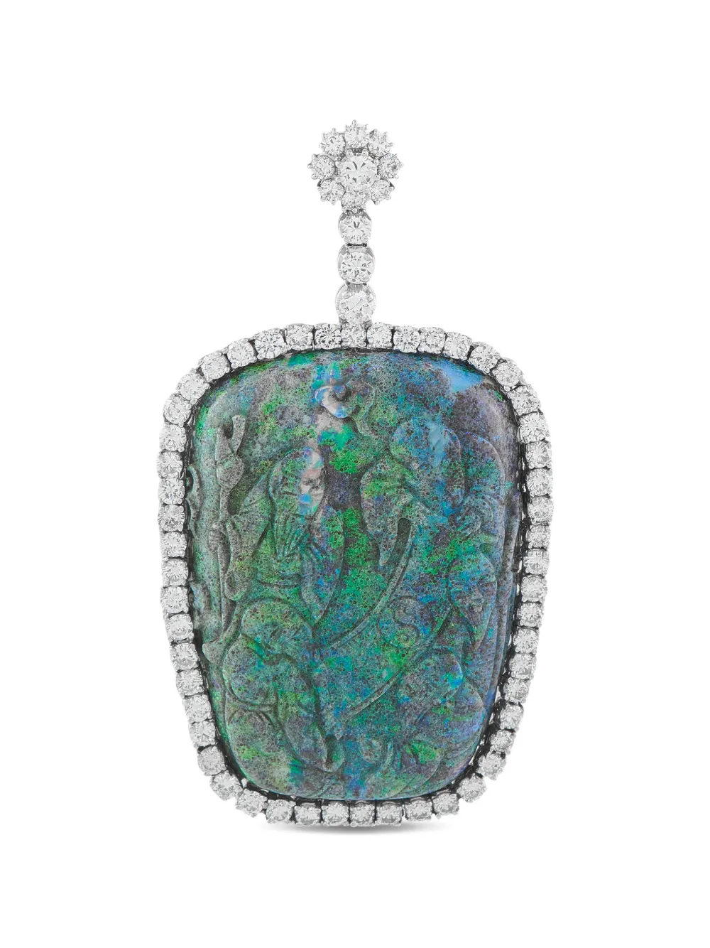 LB Exclusive diamond and opal pendant - Argento