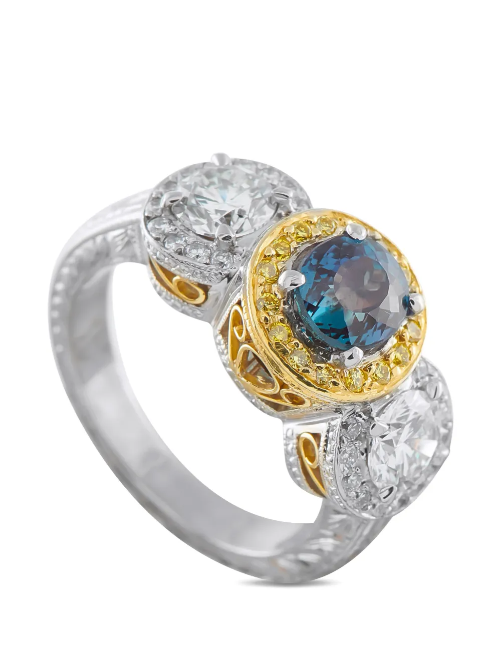 LB Exclusive alexandrite and diamond ring - Argento
