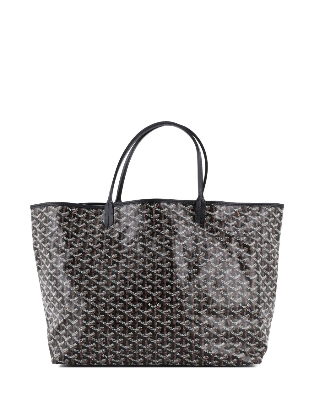 Goyard Pre-Owned Borsa tote Saint Louis GM in tela cerata - Nero