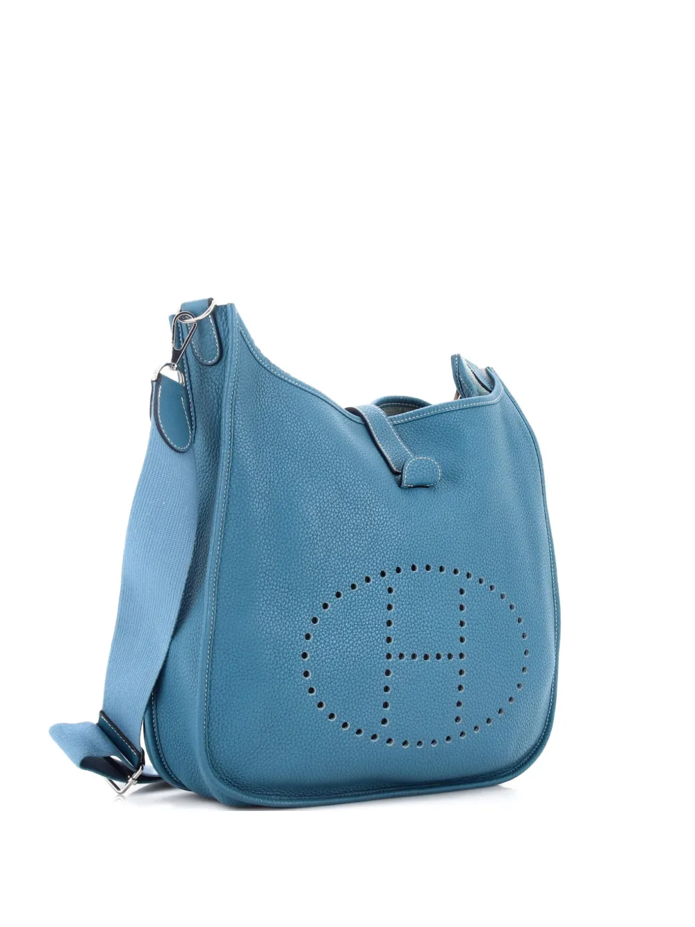 Hermès Pre-Owned Evelyne Bag Gen III Clemence GM crossbody bag - Blu