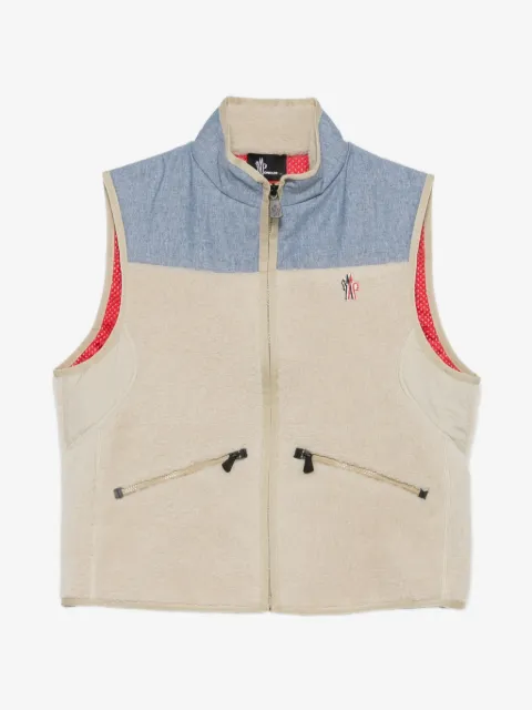 Moncler Grenoble Teddy & Chambray gilet