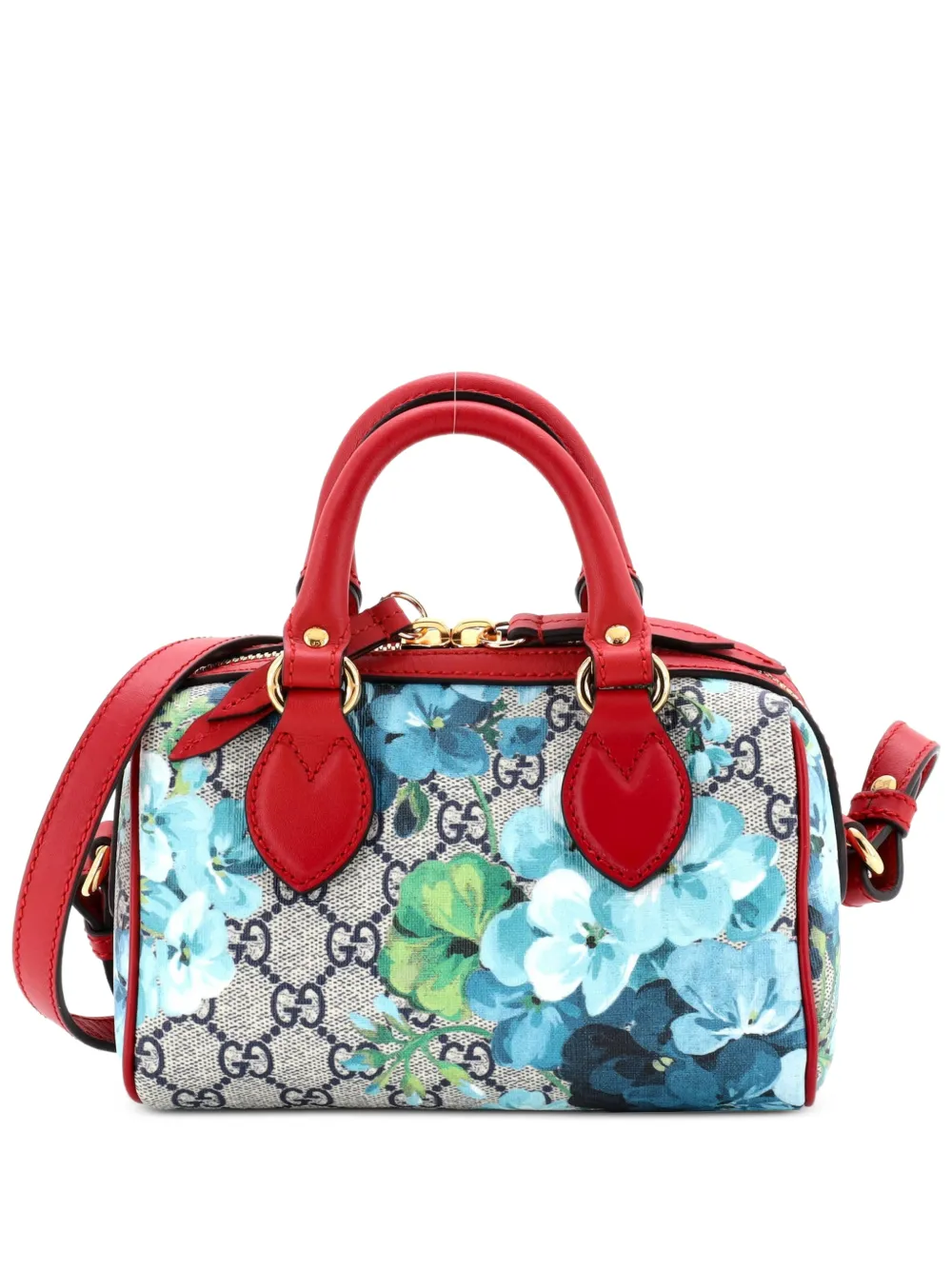 Gucci Pre-Owned Convertible Boston Bag Blooms Print GG Coated Canvas Nano shoulder bag - Multicolore
