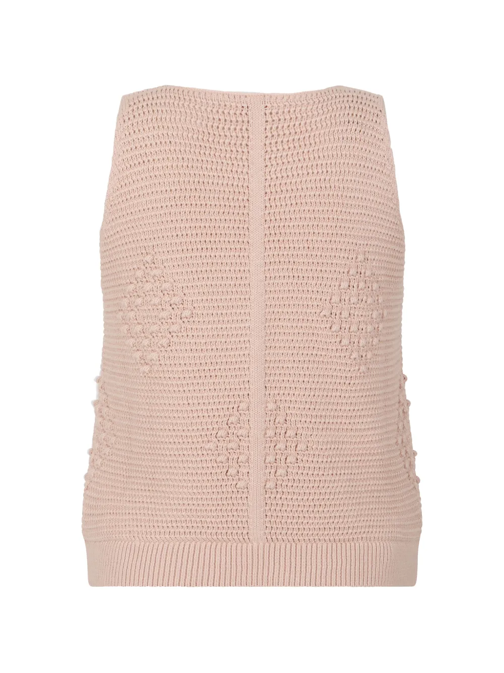  Slowear Crochet V-neck Top - Neutrals 