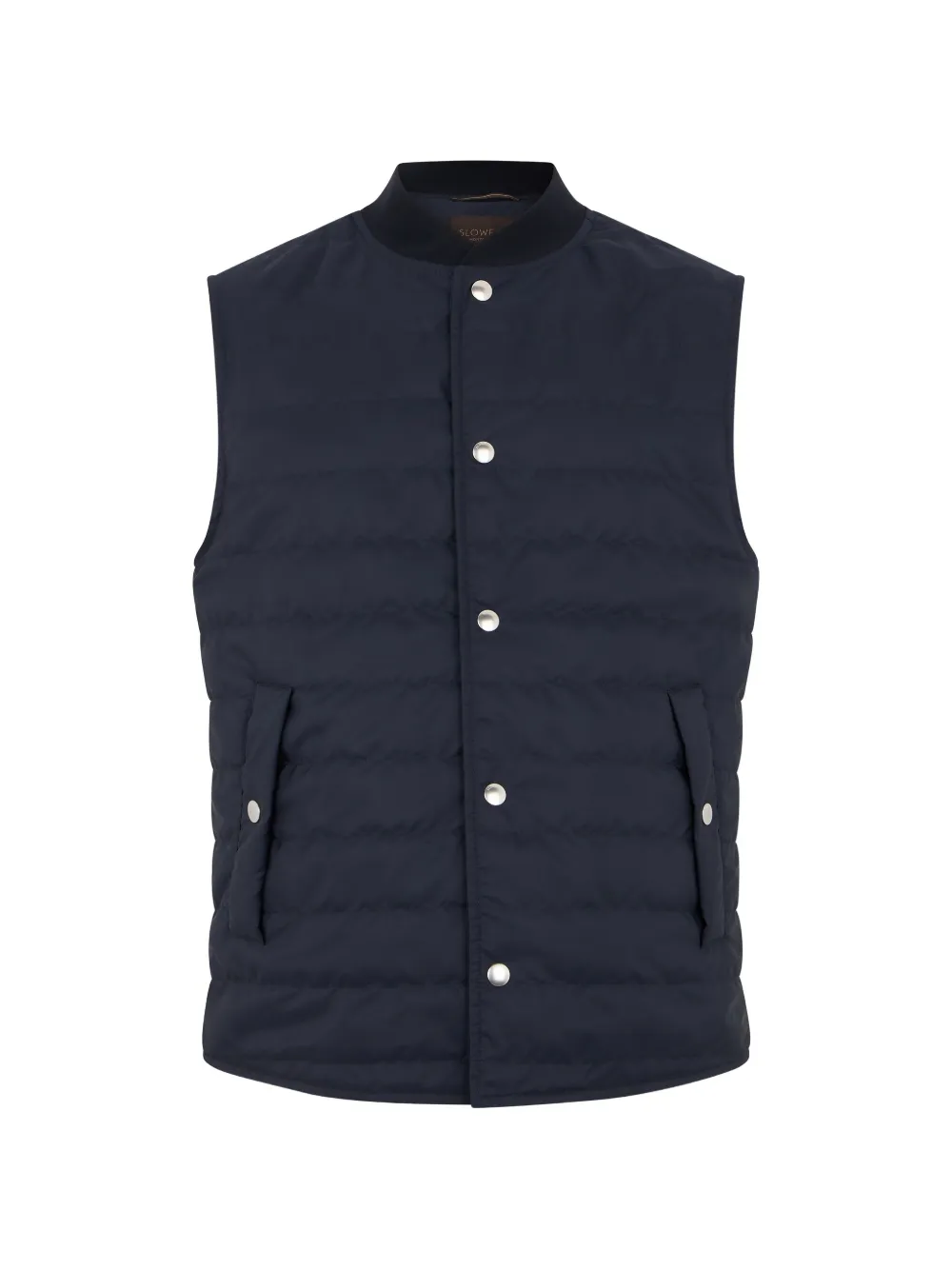 slowear quilted padded coat - Blu