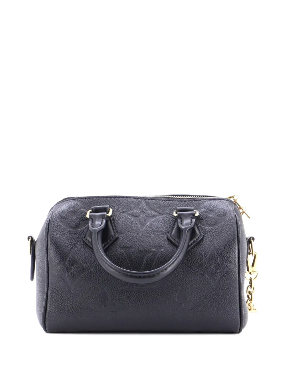  Louis Vuitton Pre-owned Borsa A Tracolla Speedy Bandouliere 20 In Pelle Empreinte Con Monogram Giant - Nero 