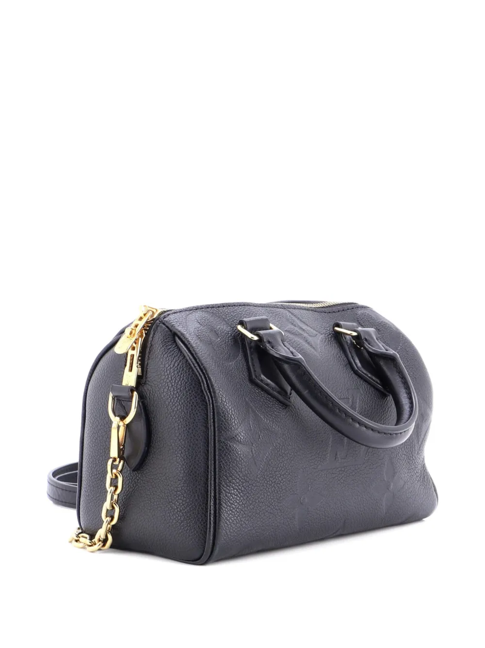  Louis Vuitton Pre-owned Borsa A Tracolla Speedy Bandouliere 20 In Pelle Empreinte Con Monogram Giant - Nero 