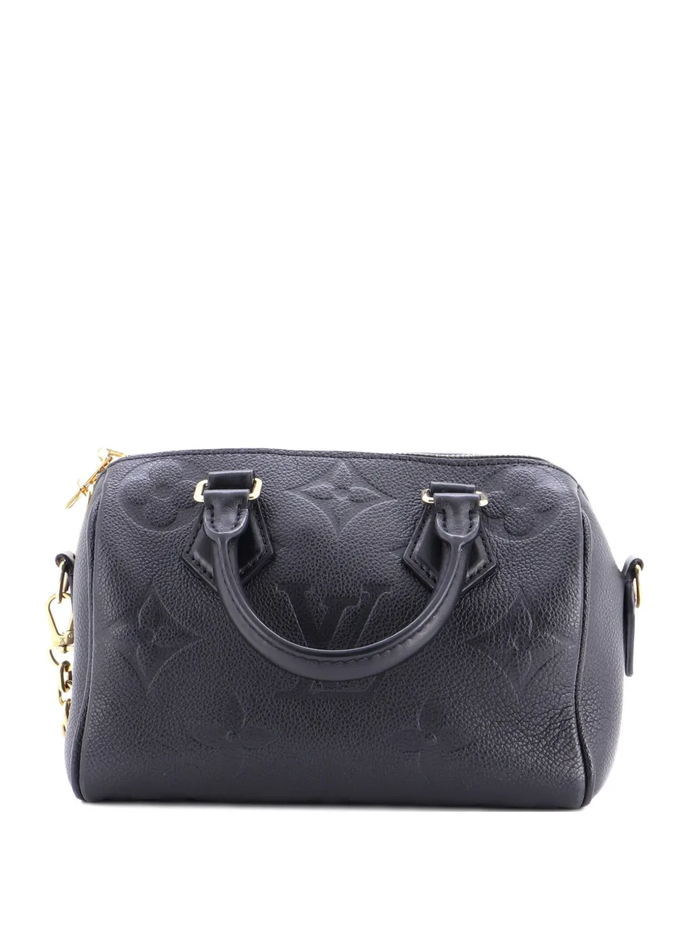 Louis Vuitton Pre-Owned Borsa a tracolla Speedy Bandouliere 20 in pelle Empreinte con Monogram Giant - Nero