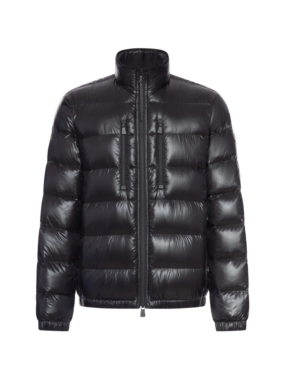Moncler Grenoble 지퍼 퀼팅 봄버 재킷 | 블랙 | Image 1