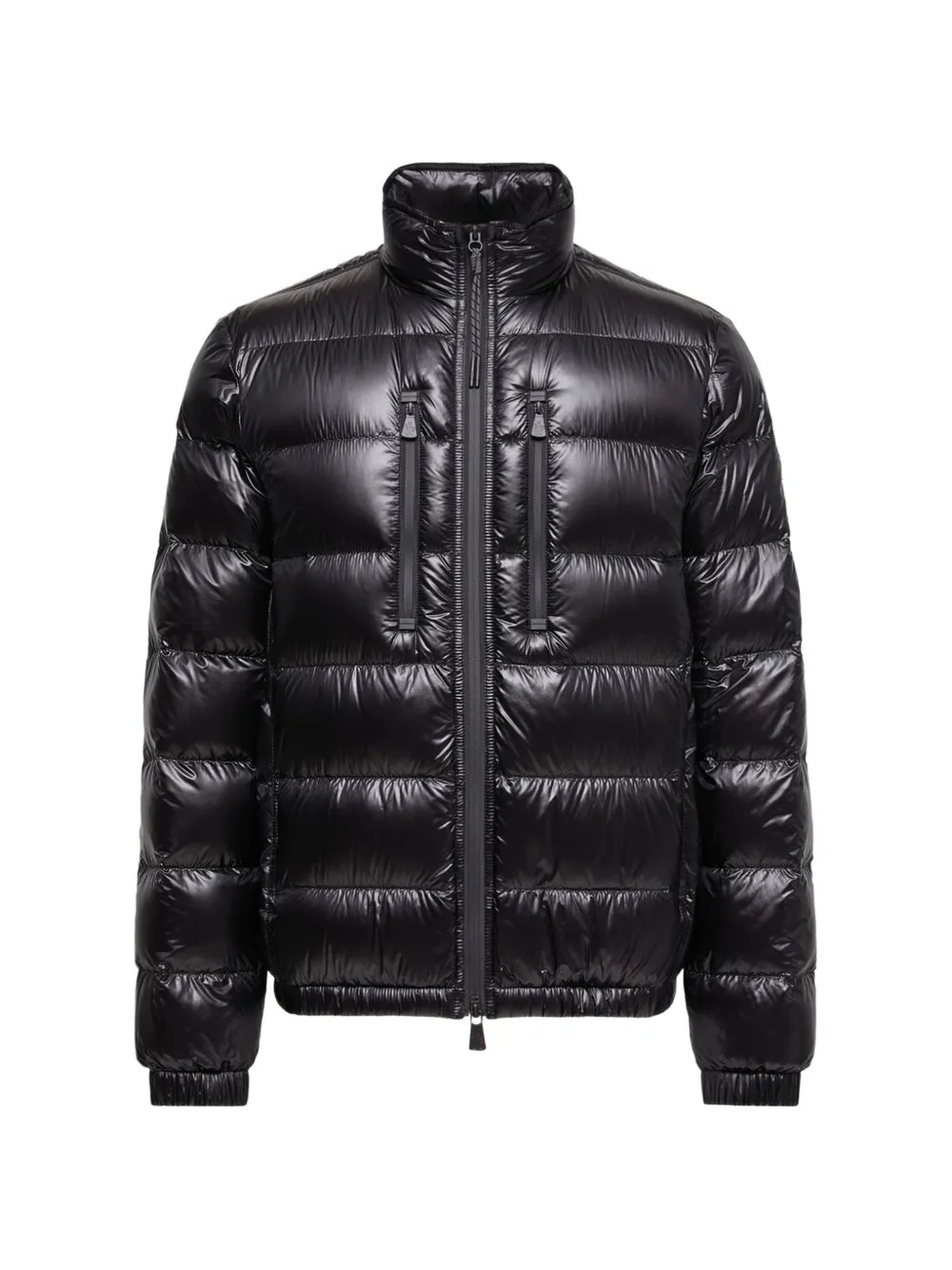 Moncler Grenoble Gevoerd bomberjack met rits Zwart