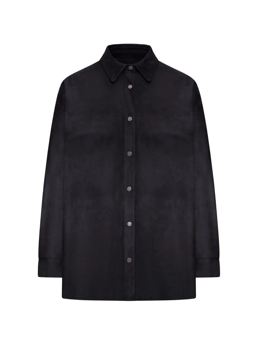 Salvatore Santoro buttoned leather jacket - Nero