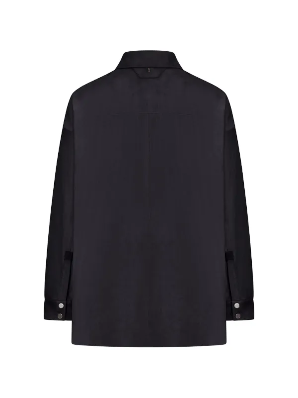 Salvatore Santoro Buttoned Leather Jacket | Black | FARFETCH JO