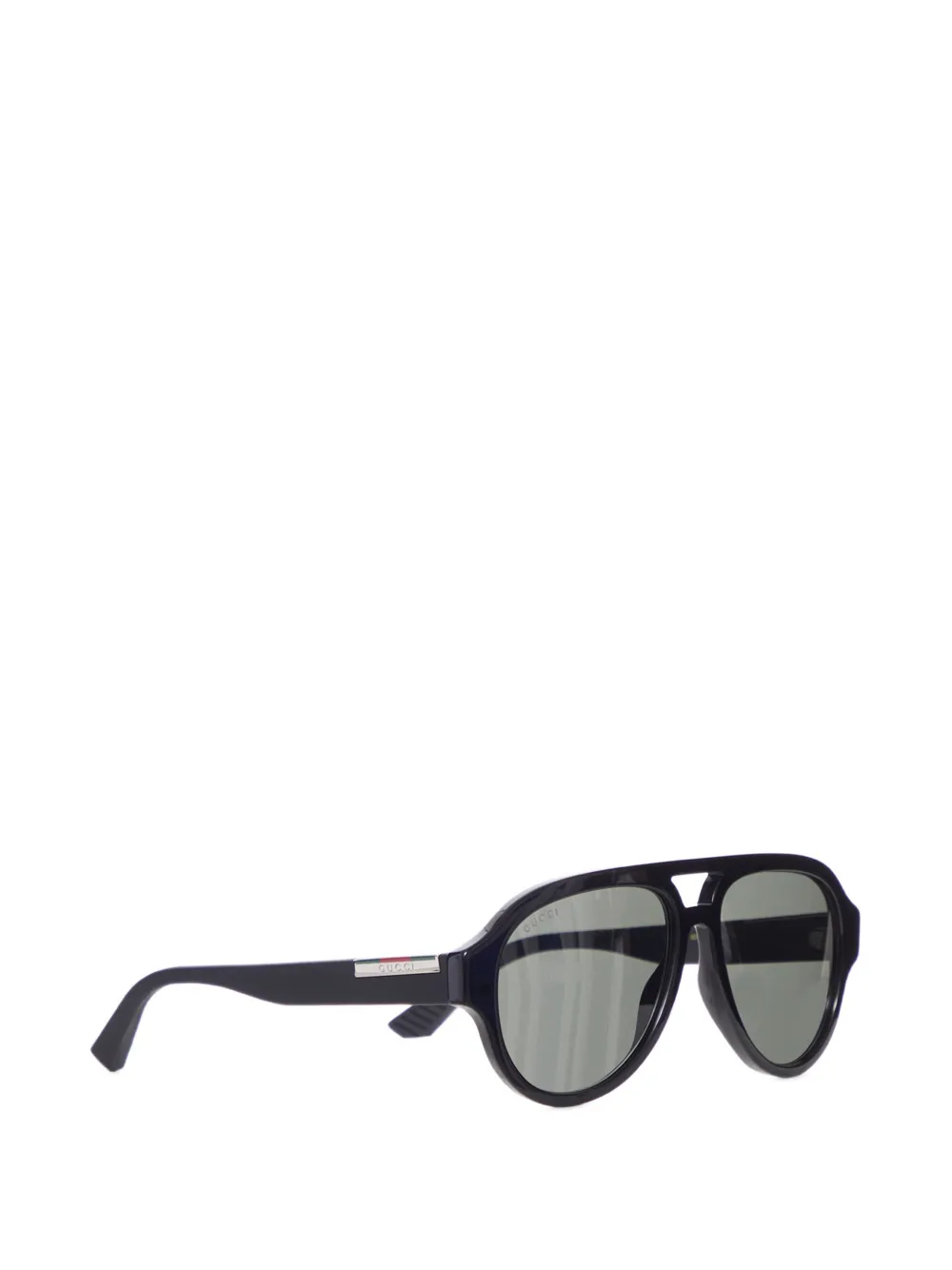 Gucci Eyewear Zonnebril met piloten montuur Zwart