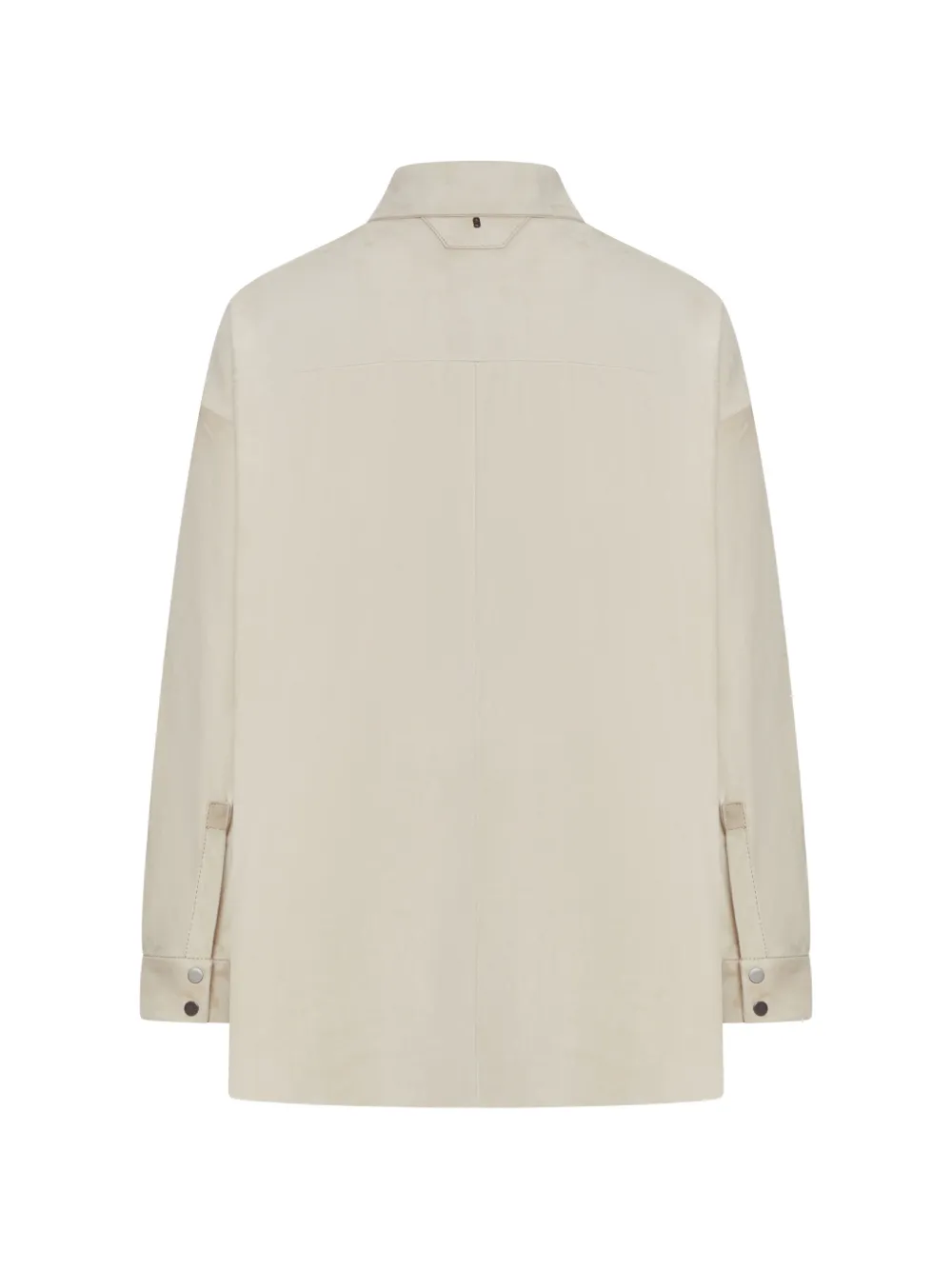 Salvatore Santoro Leren overhemd Beige