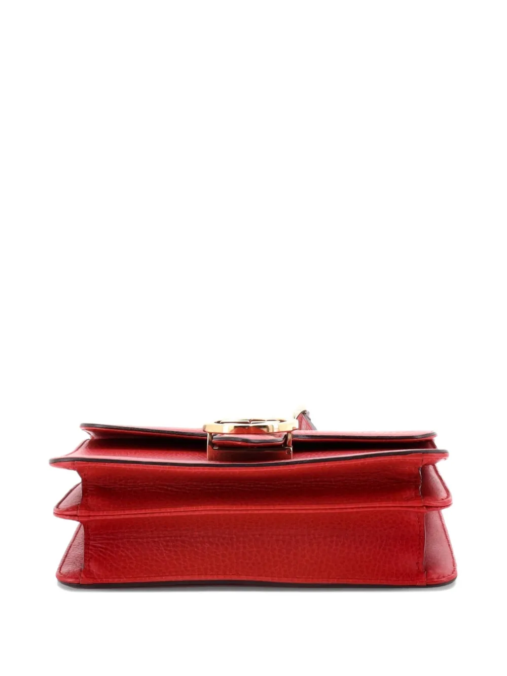 Interlocking Leather Small Shoulder Bag