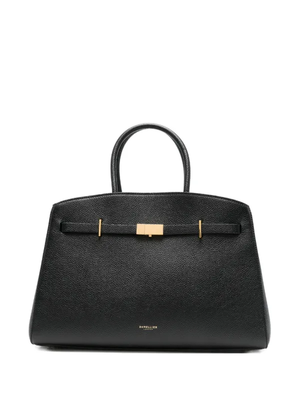 DeMellier ハドソン バックル ハンドバッグ M | ブラック | FARFETCH JP