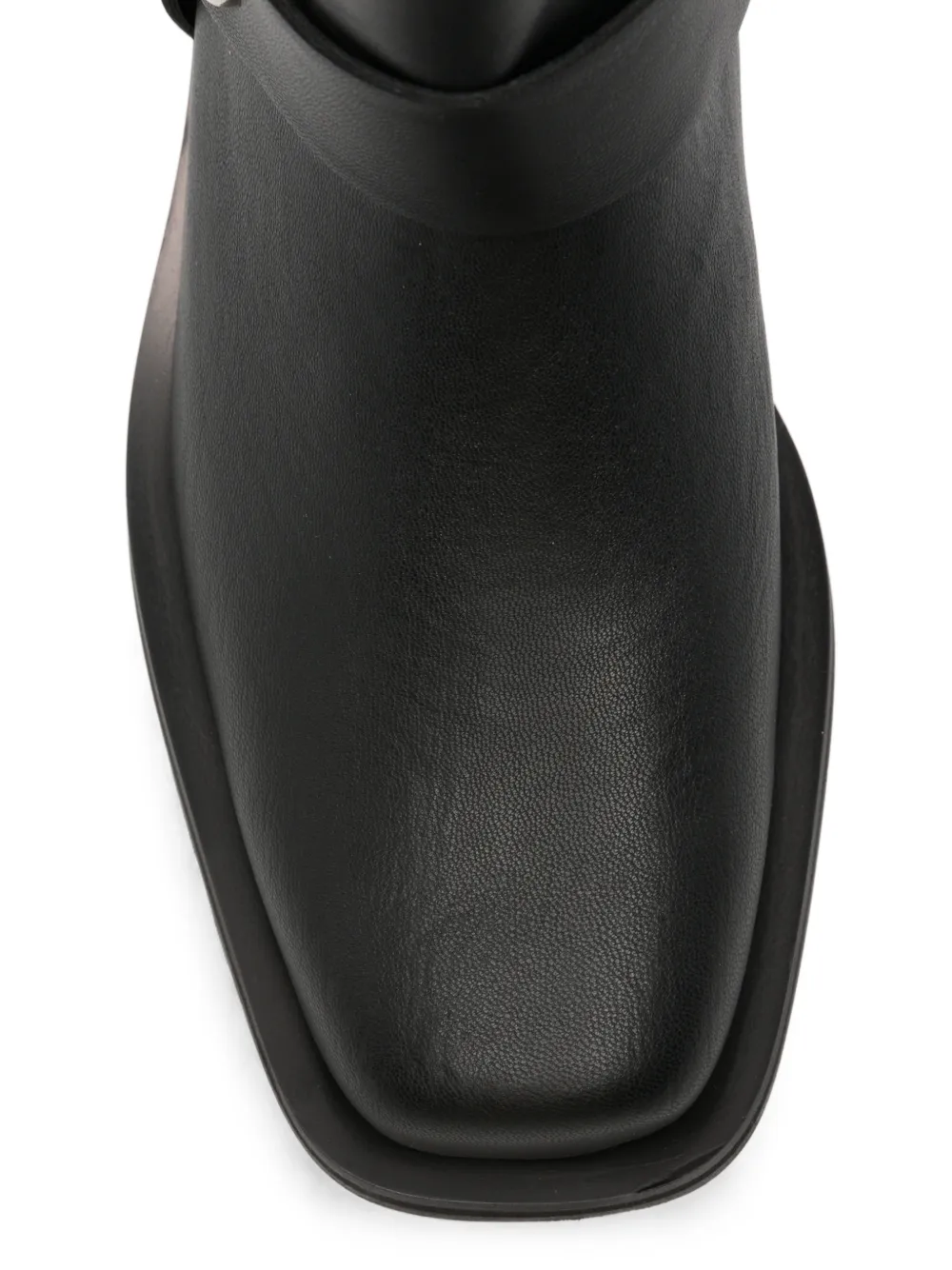 GANNI harness-detail biker boots Zwart