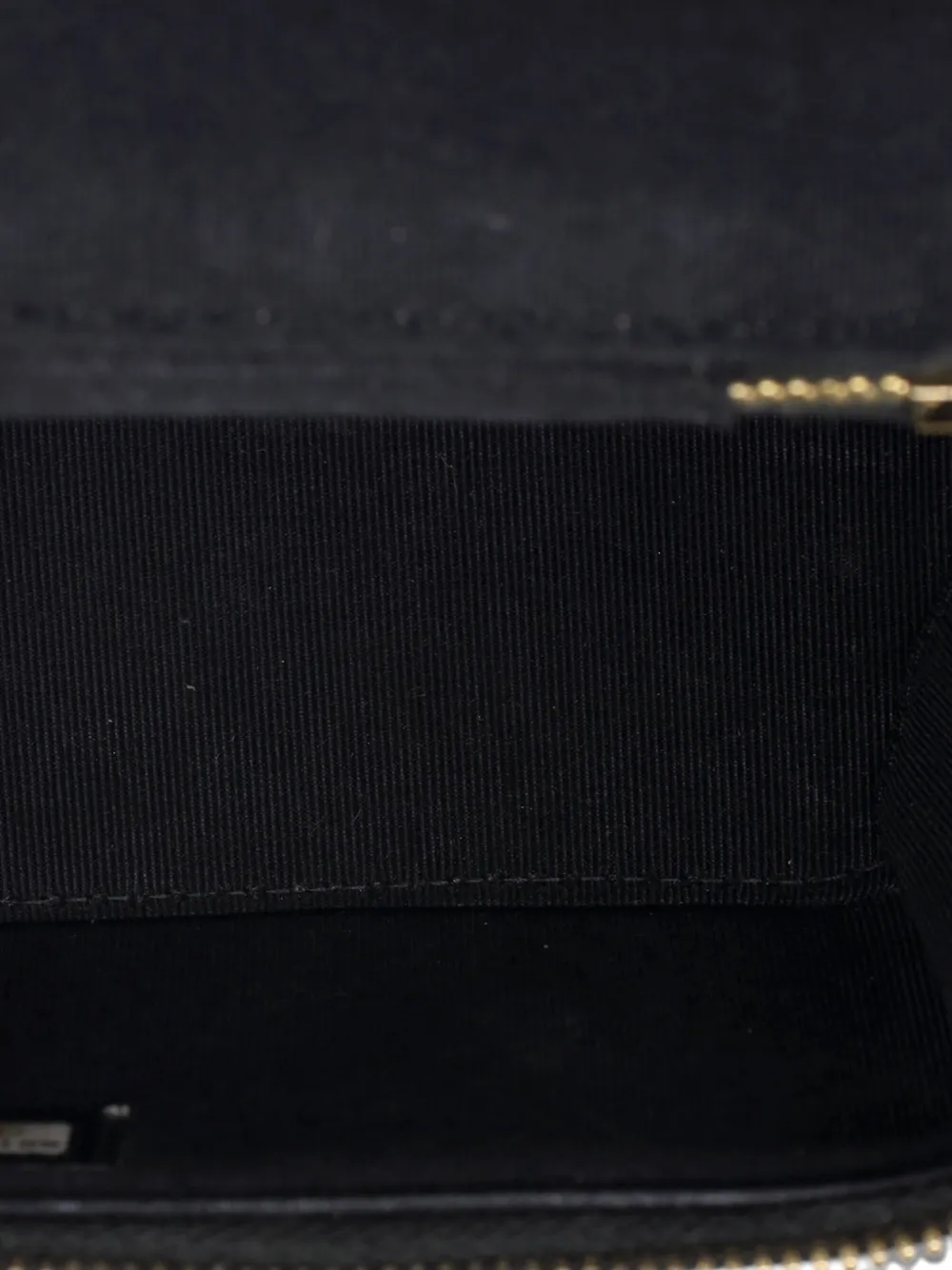 CHANEL Pre-Owned カメリア リボン バニティケース ウィズ チェーン