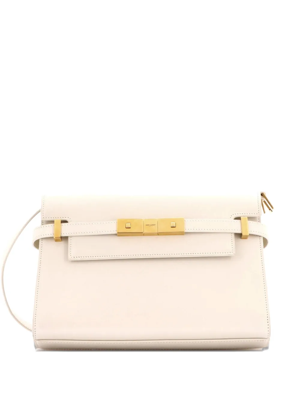 Saint Laurent Pre-Owned Manhattan Leather Small shoulder bag - Bianco