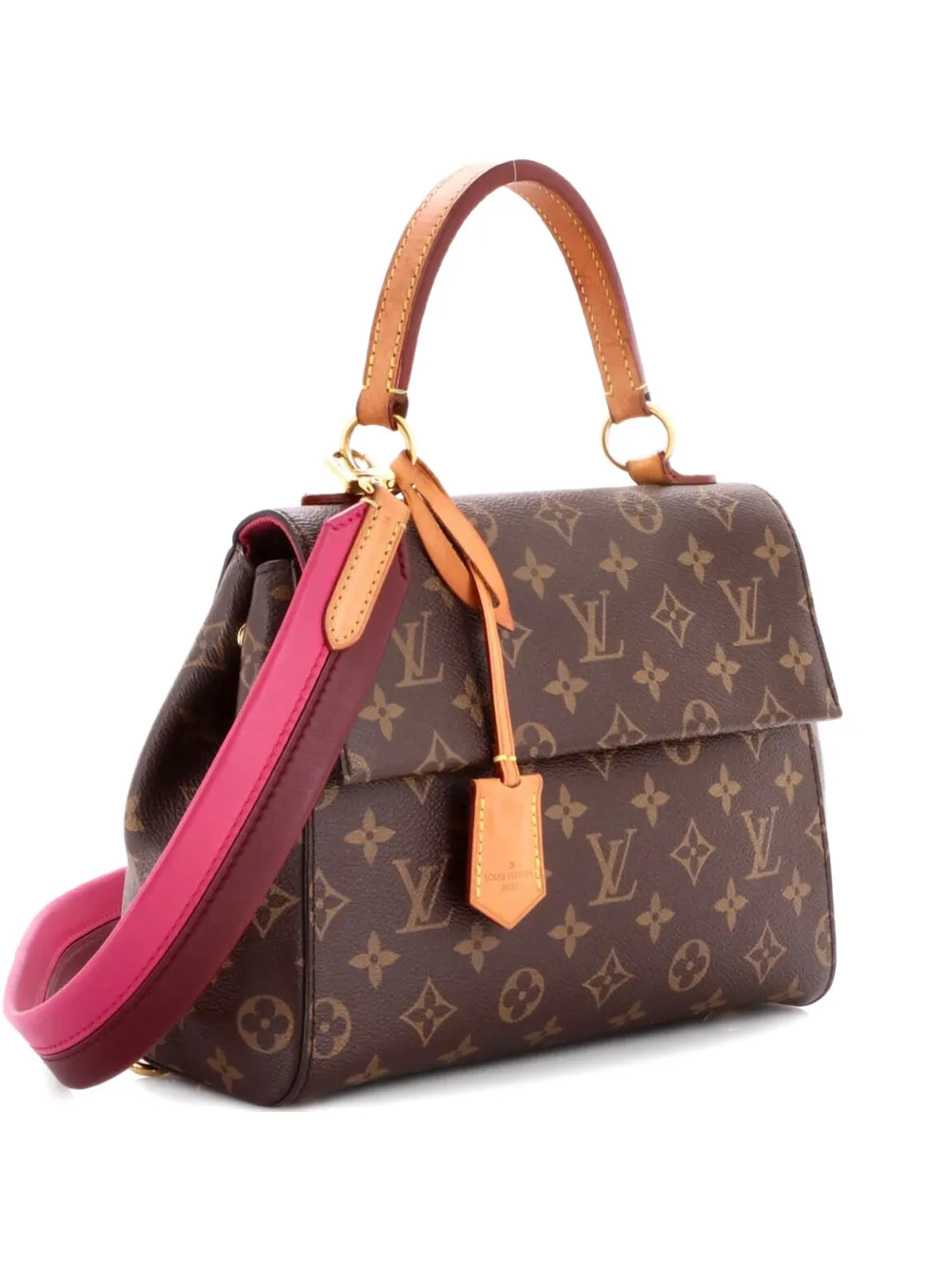 Louis Vuitton Pre-Owned Cluny Top Handle Bag Monogram Canvas BB satchel - Marrone