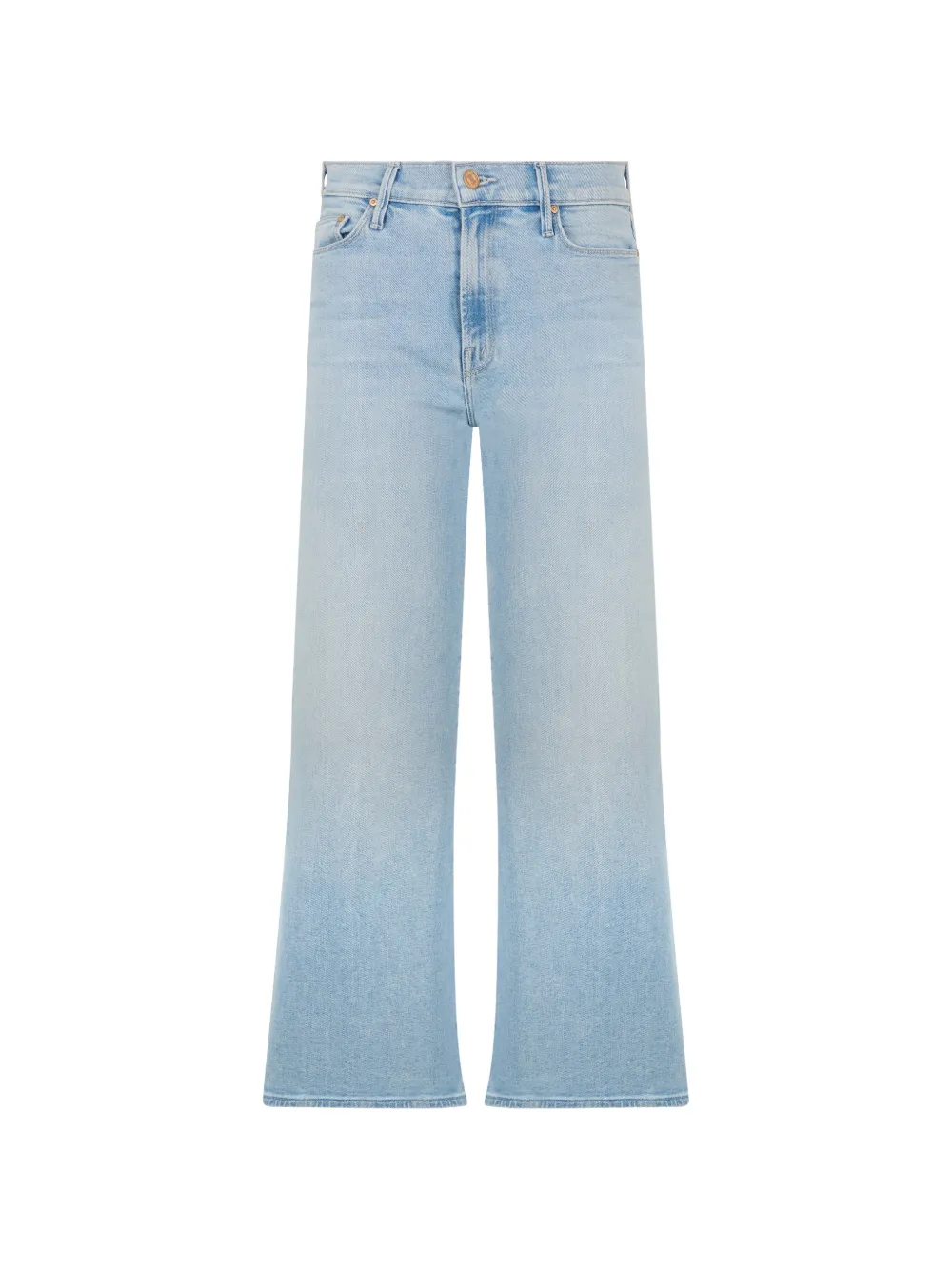 MOTHER faded wide-leg jeans - Blu