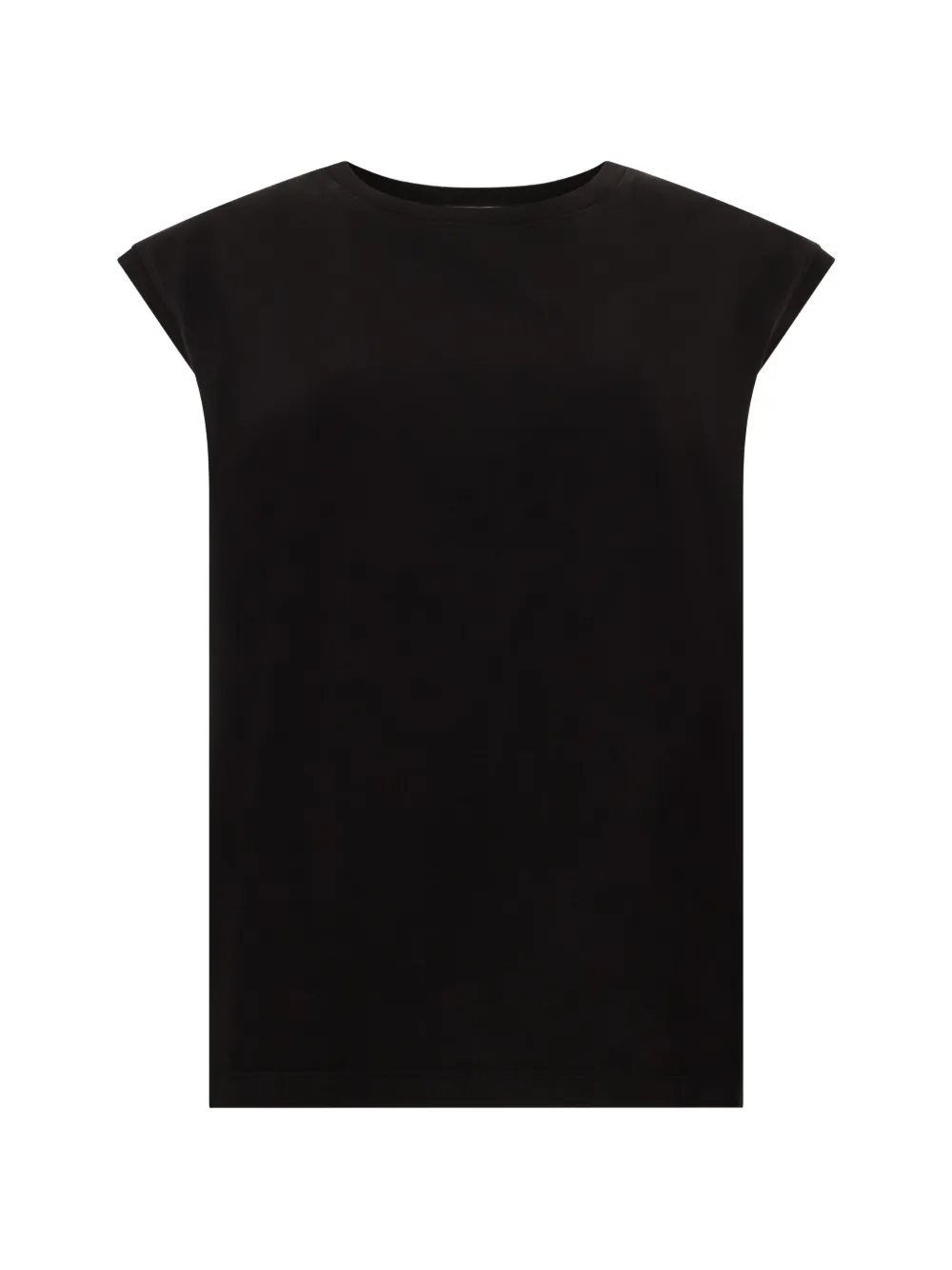 AGOLDE rolled sleeve T-shirt - Schwarz