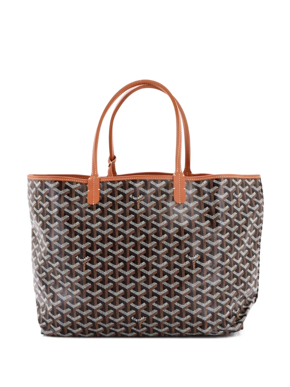 Goyard Pre-Owned Borsa tote Saint Louis PM in tela cerata - Marrone