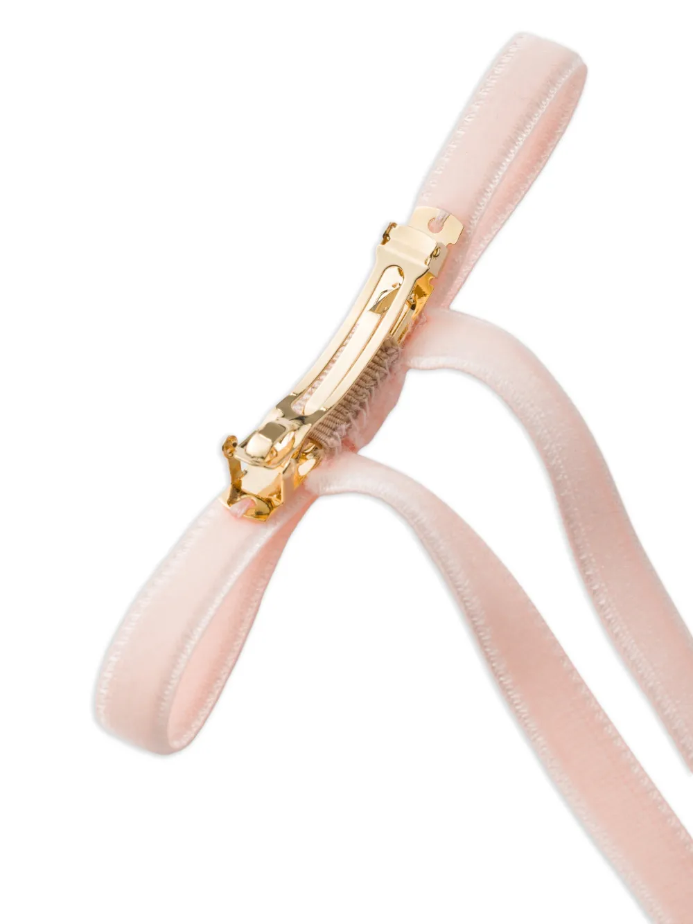 Prada ベルベット ヘアクリップ | ピンク | FARFETCH JP